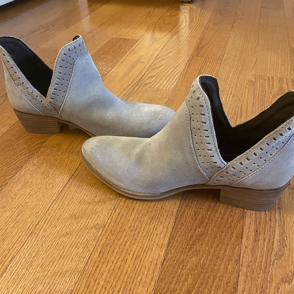 BCBG suede booties